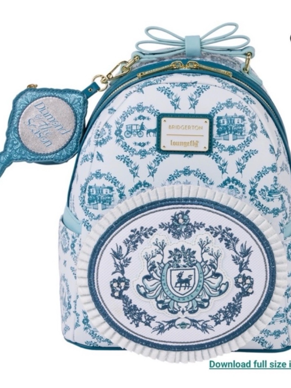 Loungefly Bridgerton Exclusive Diamond of the Season Mini Backpack